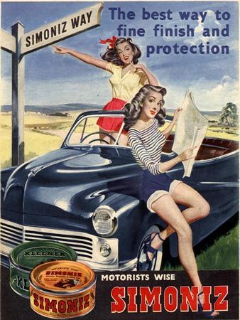 Vintage Car Ads Posters & Wall Art Prints | AllPosters.com