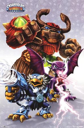 SKYLANDERS TRAP TEAM ~ FIRE ~ 24x36 Video Game Poster ~ BRAND NEW!
