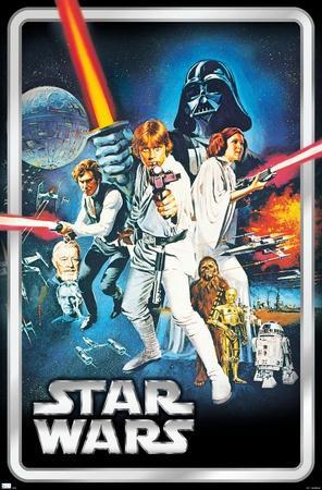 Poster Star Wars - 40th Anniversary One Sheet, Wall Art, Gifts &  Merchandise