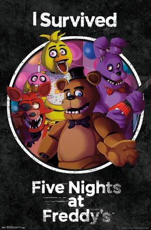 POSTER STOP ONLINE Five Nights at Freddy's - Gaming Poster/Print (All  Characters - Ultimate Group) (Size 24 x 36)