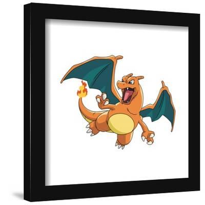 Trends International Gallery Pops Pokemon - Lucario Wall Art Wall Poster,  12 x 12, White Framed Version