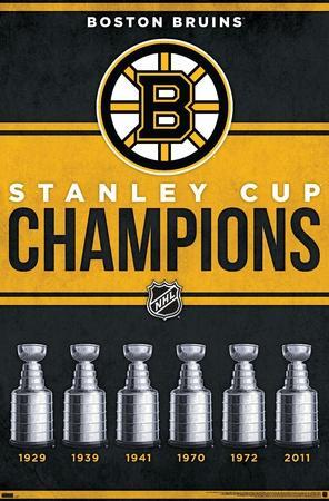Boston Bruins Logo 14 Wall Poster - Special Order