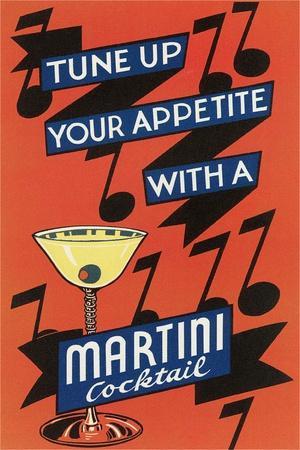 Balsam Aperitif - Woman Tips Giant Martini Glass - Vintage Poster Art  Acrylic Print by Vertigo Creative - Fine Art America