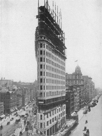 PHOTO ART PRINT Flatiron Building by Chris Bliss NEW YORK CITY POSTER 16x12