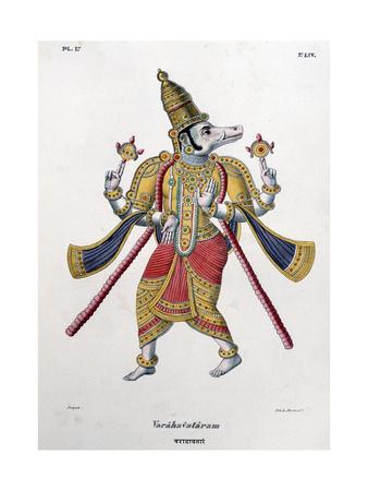 Shiva und Nandi Hinduismus Prägedruck INDIEN Poster 301 BILD Vishnu