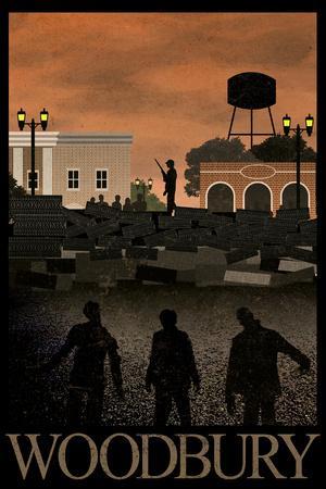 The Walking Dead Poster Classic TV Series Vintage Prints Horror