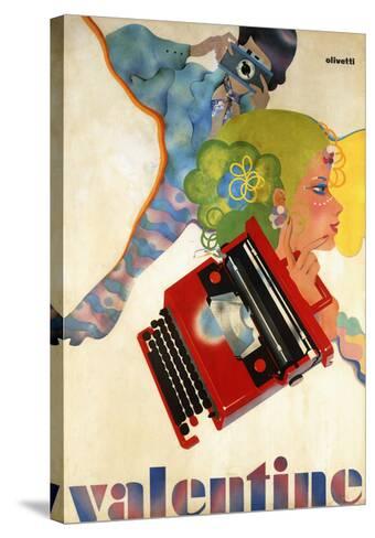 An Olivetti 'Valentine' Typewriter Promotional Poster, C ...
