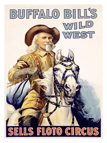 Buffalo Bill's Wild West, Sells Floto Circus Giclee Print