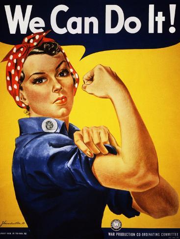 We Can Do It! (Rosie the Riveter) Art Print