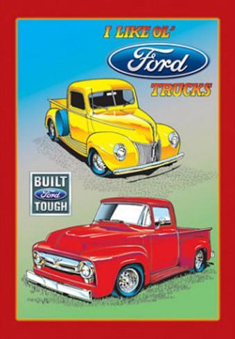 Old ford metal signs #2