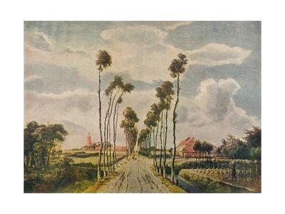The Avenue At Middelharnis 1689 Giclee Print Meindert Hobbema Allposters Com