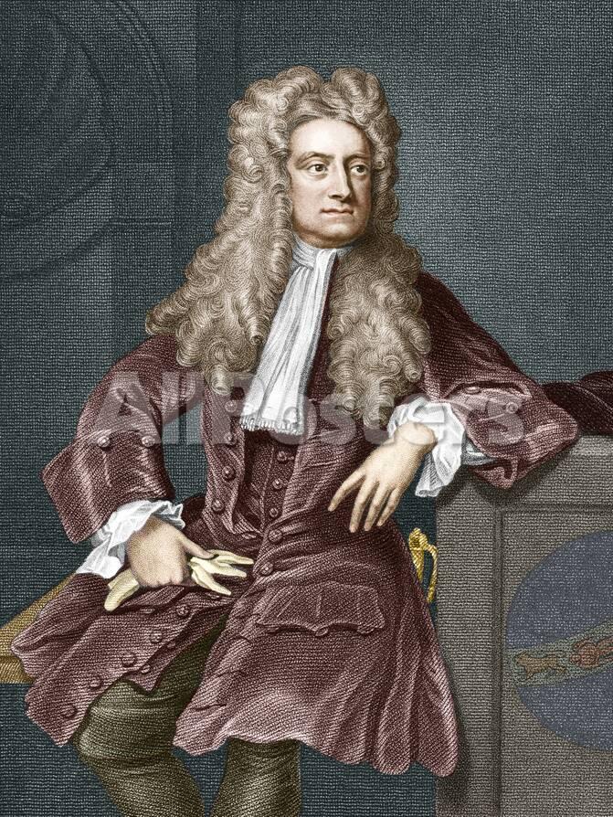 Sir Isaac Newton British Physicist - 