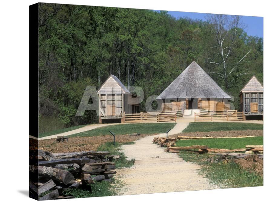 16 Sided Threshing Barn Designed By George Washington At Mount