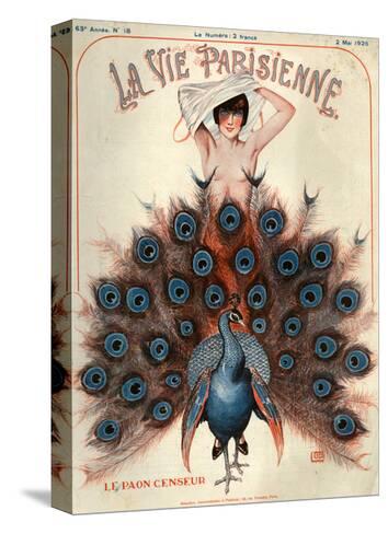 1925 La Vie Parisienne Le Paon Censeur France Travel Advertisement Poster
