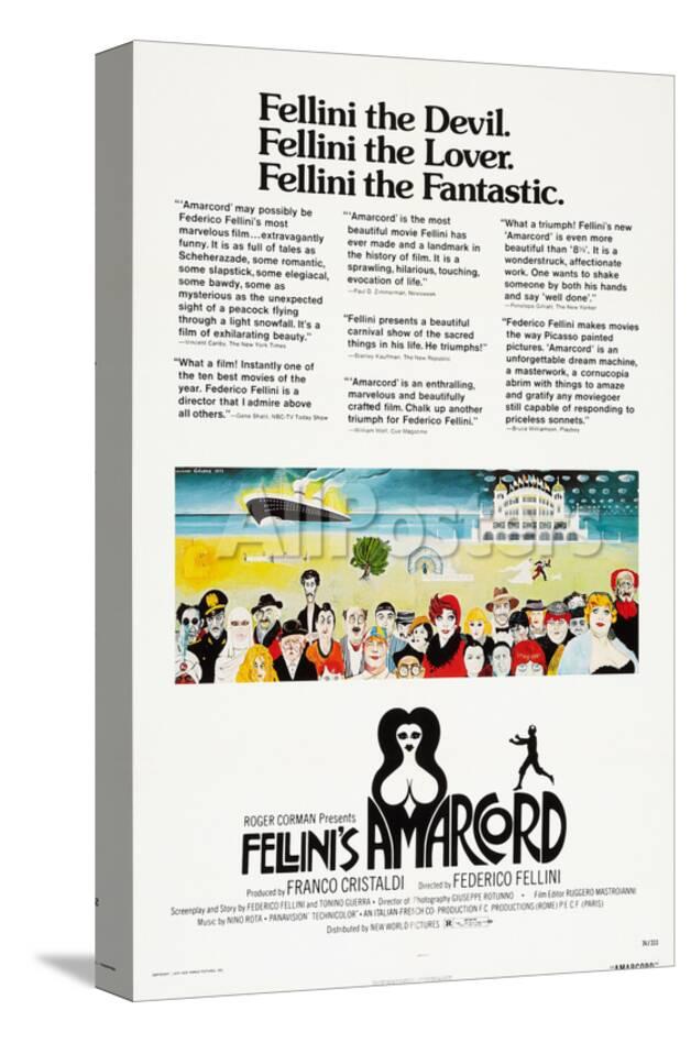 Amarcord Us Poster 1973 Prints Allposters Com