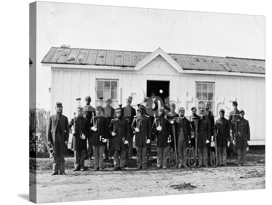 Arlington Va Band Of 107th U S Colored Infantry At Fort