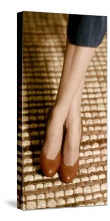 calfskin opera pumps