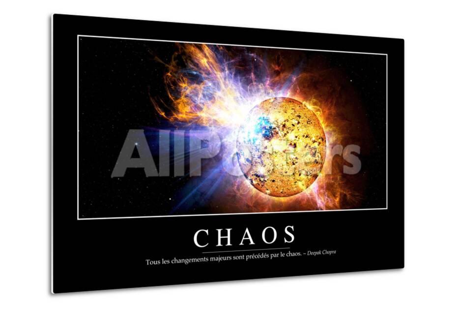 Chaos Citation Et Affiche D Inspiration Et Motivation Photographic Print Allposters Com