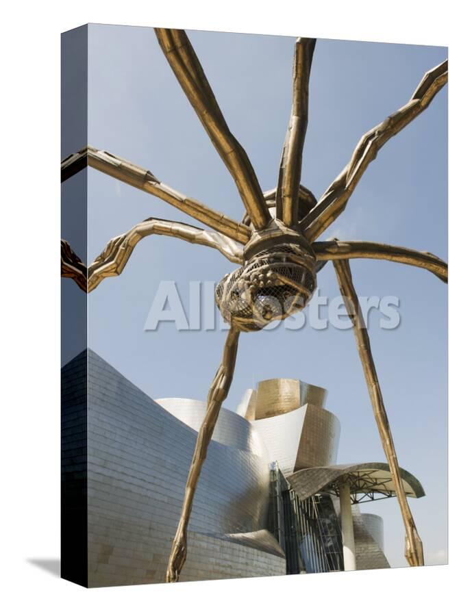 The Guggenheim Designed By Architect Frank Gehry And Giant Spider Sculpture By Louise Bourgeois