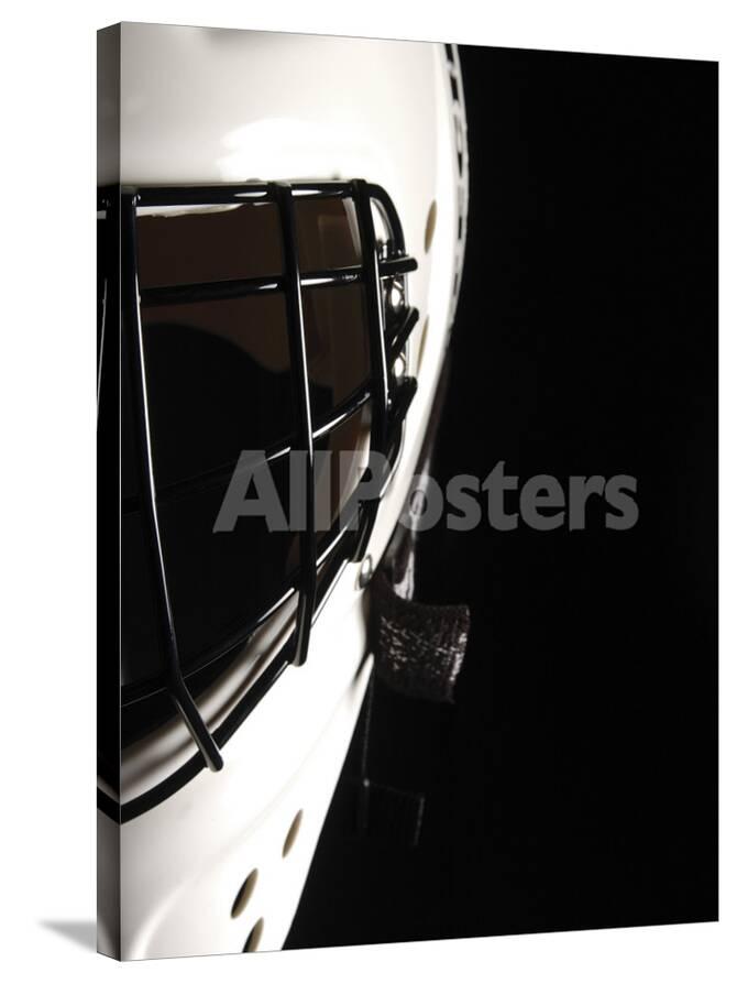 Cropped Studio Shot Of Black And White Hockey Goalie S Mask Studio Shot Of Black And White Hockey