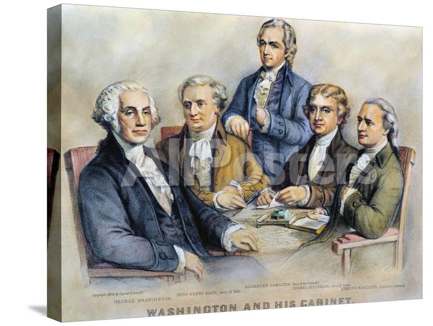 George Washington Giclee Print By Currier Ives At Allposters Com