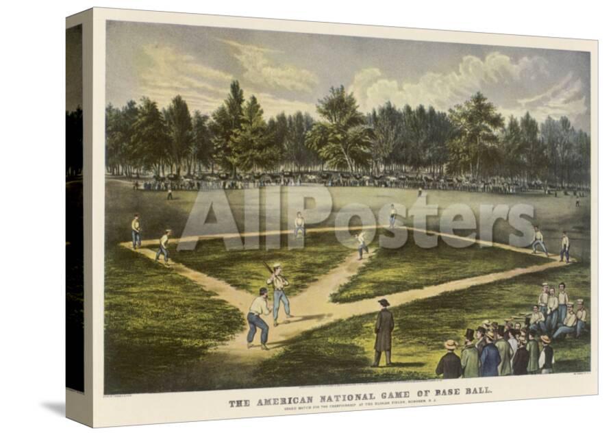 Grand Match For The Championship At The Elysian Fields Hoboken New Jersey Giclee Print Currier Ives Allposters Com Grand Match For The Championship At The Elysian Fields Hoboken New Jersey Giclee Print Currier Ives Allposters Com