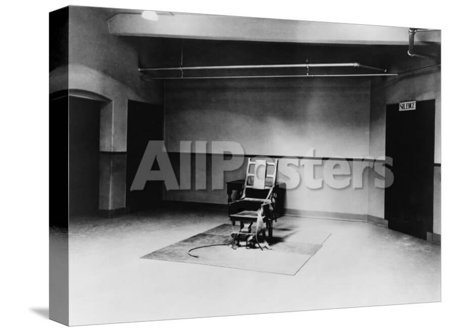 Death Chamber And Electric Chair At Sing Sing Prison In 1923 Photo