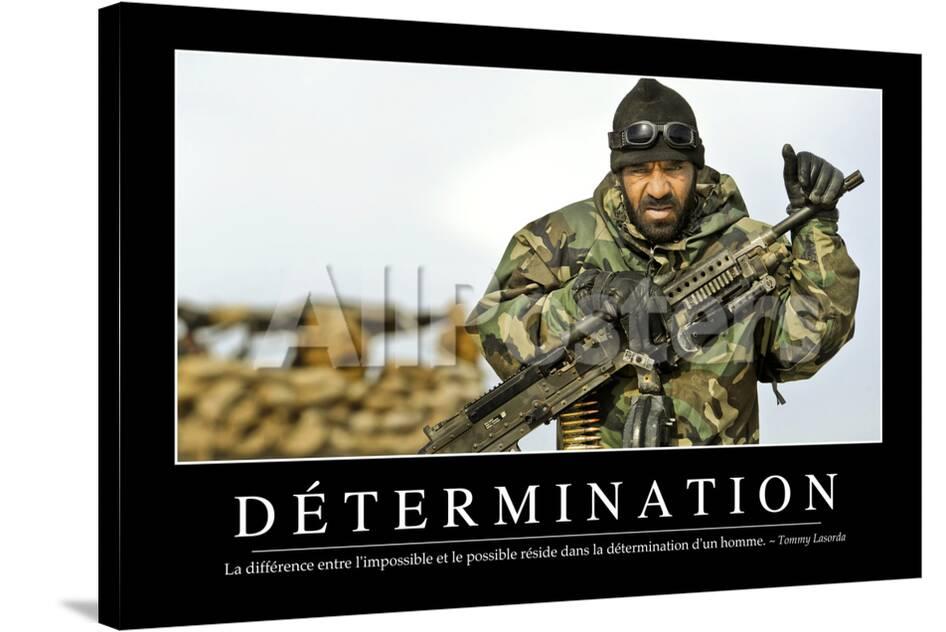 Determination Citation Et Affiche D Inspiration Et Motivation Photographic Print Allposters Com