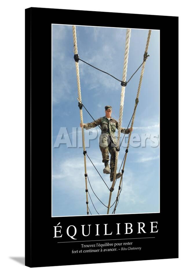 Equilibre Citation Et Affiche D Inspiration Et Motivation Photographic Print Allposters Com