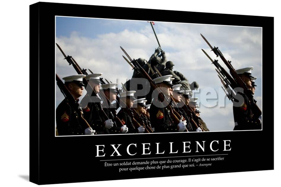 Excellence Citation Et Affiche D Inspiration Et Motivation Photographic Print Allposters Com