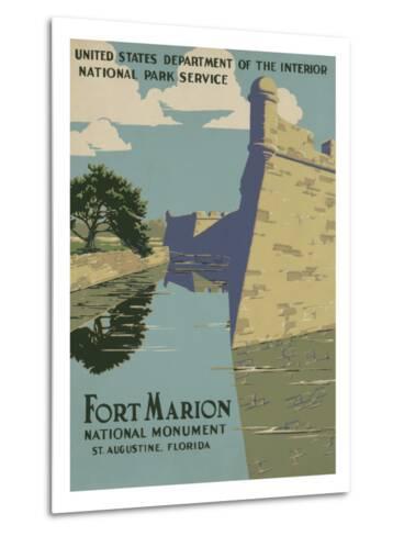 Vintage Art Print St Fort Marion National Monument Augustine NEW POSTER