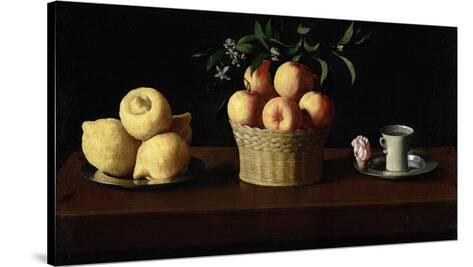 Still Life With Lemons Oranges And A Rose 1633 Giclee Print Francisco De Zurbaran Allposters Com