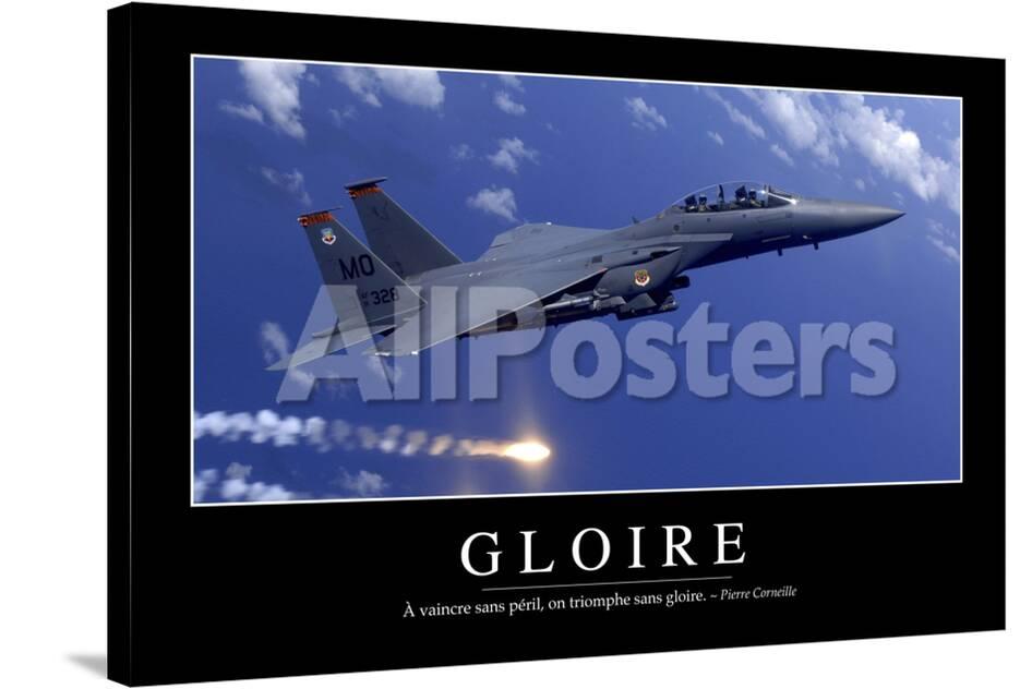 Gloire Citation Et Affiche D Inspiration Et Motivation Photographic Print Allposters Com