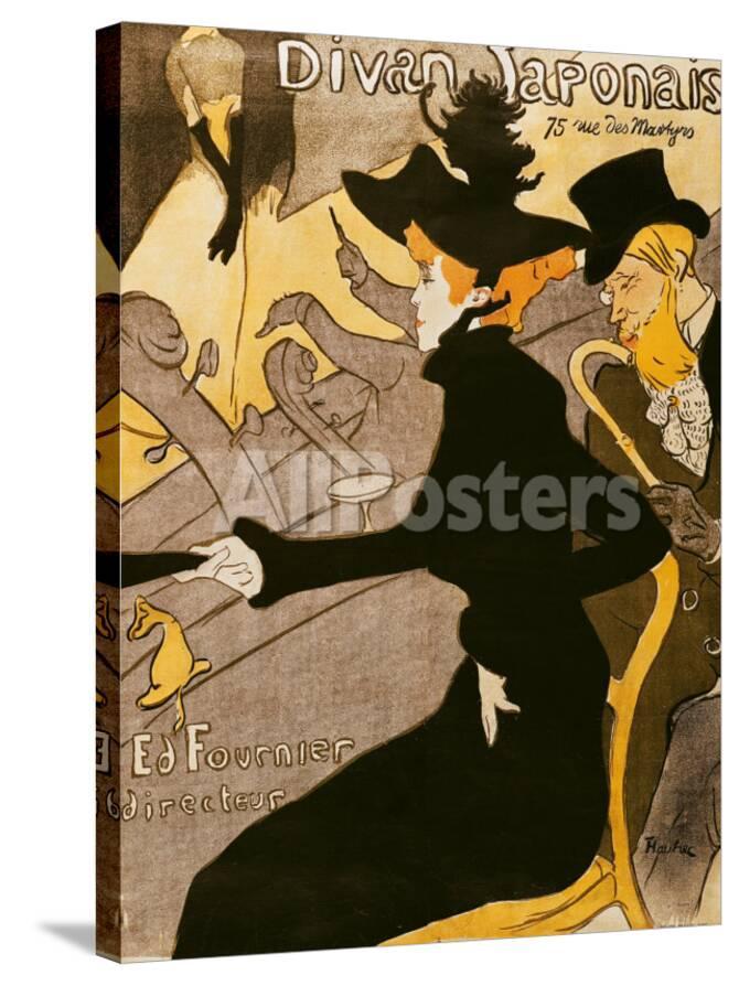 Poster Advertising Le Divan Japonais 1892 Giclee Print Henri De Toulouse Lautrec Allposters Com