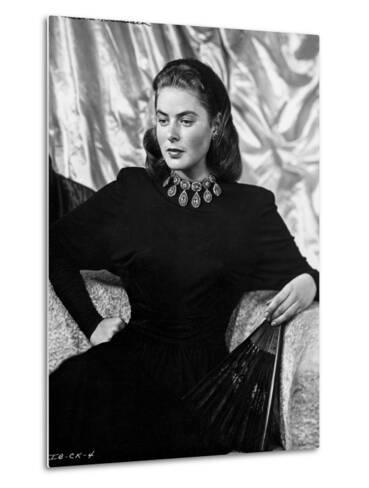 Ingrid Bergman Sitting On A Couch In Black Dress Photo By E Bachrach Ingrid Bergman Sitting On A Couch In Black Dress Photo By E Bachrach At Allposters
