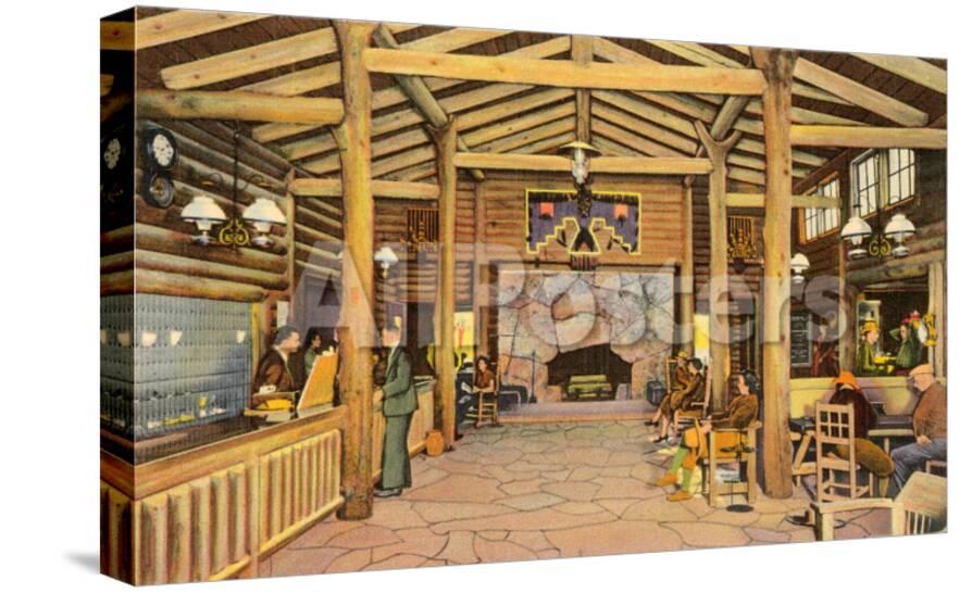 Interior Bright Angel Lodge Grand Canyon Prints At Allposters Com
