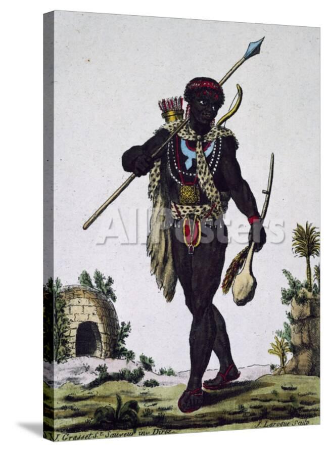 Man From Namaquas Tribe Africa Engraving From Encyclopedia Of Voyages 1795 Giclee Print Jacques Grasset De Saint Sauveur Allposters Com