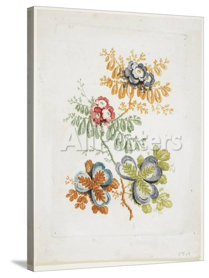 Bouquet De Fantaisie From Nouvelle Suitte De Cahiers De Fleurs Ideales Late 18th Century