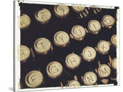 old typewriter keys photographic print by jennifer kennard at