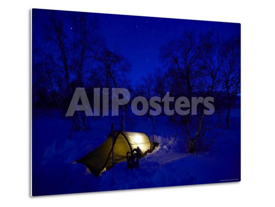 Camping In Minus 40 Degrees Celsius Photographic Print Johnny Haglund Allposters Com