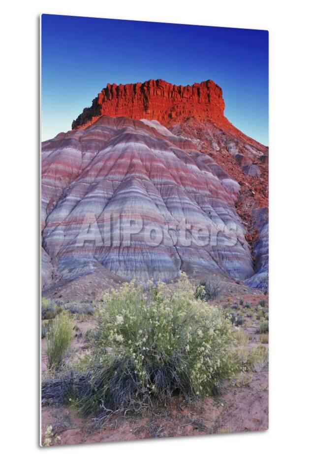 Sunlight And Shadows On Colorful Eroded Rock Formations In Pariah Canyon