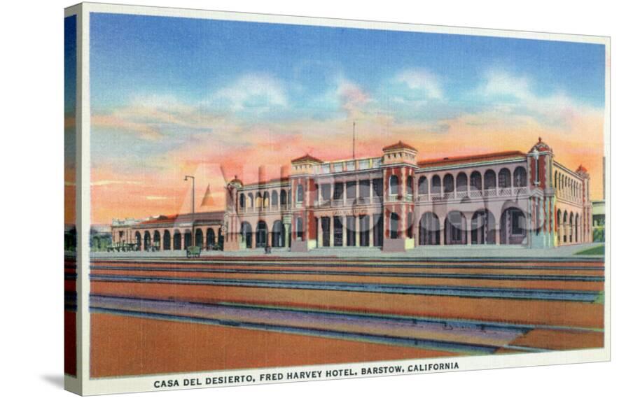 Barstow California Casa Del Desierto And Fred Harvey Hotel View