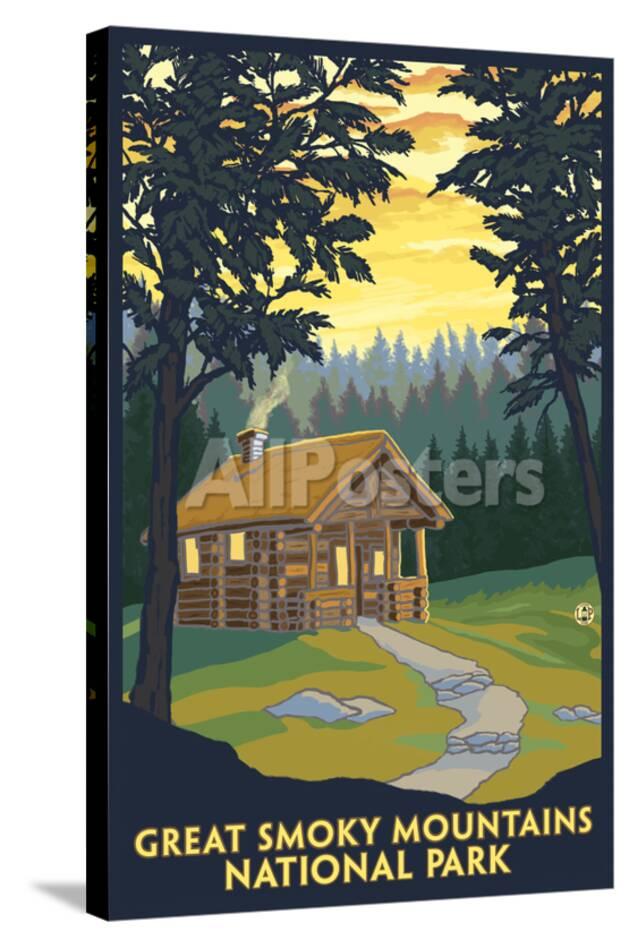 Great Smoky Mountains National Park Tennessee Cabin In The