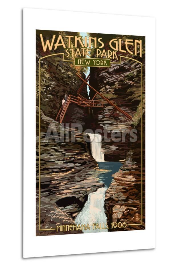 Watkins Glen State Park New York Minnehaha Falls Posters By