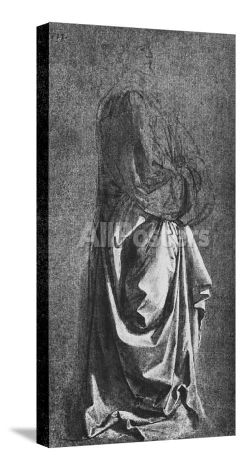 Cast Of Drapery For A Standing Figure C1470 1945 Giclee Print