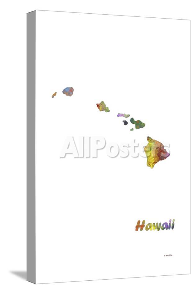 Hawaii State Map 1