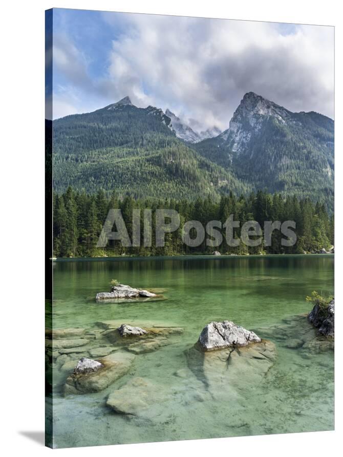 Lake Hintersee With Mt Hochkalter Berchtesgaden Bavaria