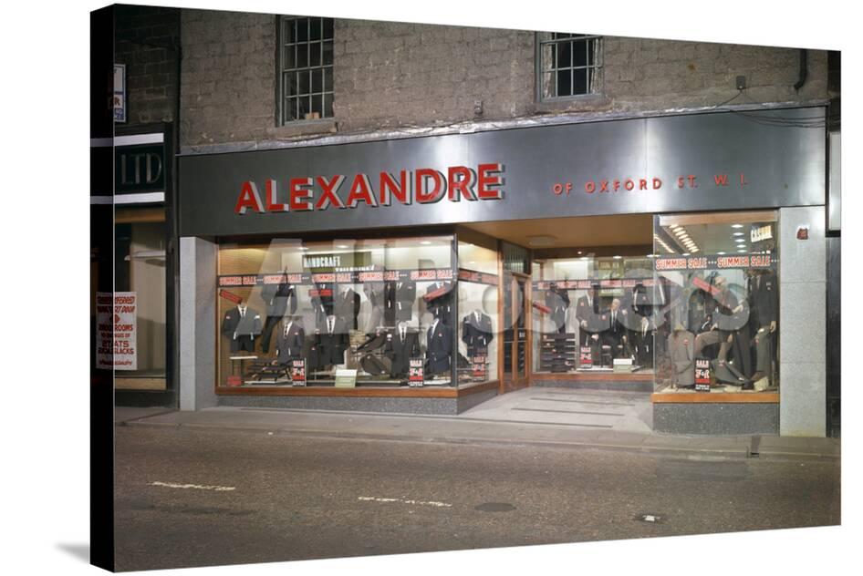 Alexandre Of Oxford Street Mens Clothes Shop Frontage Mexborough