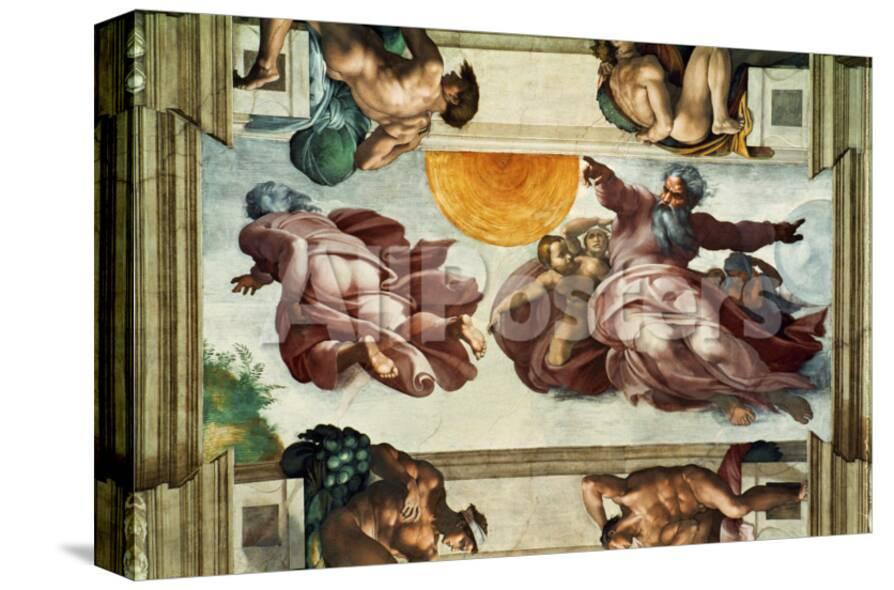 The Sistine Chapel Ceiling Frescos After Restoration Giclee Print The Sistine Chapel Ceiling Frescos After Restoration Giclee Print By Michelangelo Buonarroti At Allposters