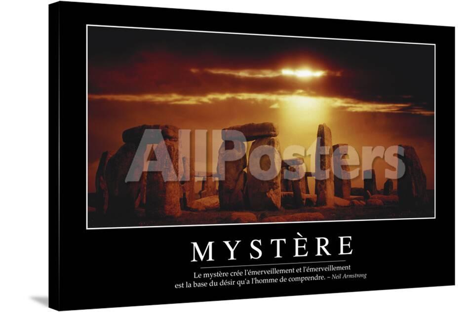 Mystere Citation Et Affiche D Inspiration Et Motivation Photographic Print Allposters Com